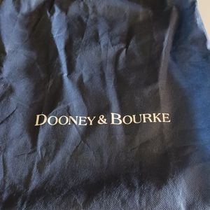 Authentic Dooney And Bourke Ostrich Leather Cross Body Purse